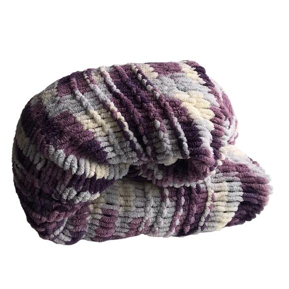 Handmade Ombre Knit Blanket Throw - Picture 6 of 16